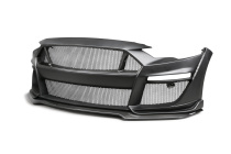 Mustang Ecoboost 18+ TYPE-ST GT500-Style Stötfångare + Kolfiber Grill/Läpp Glasfiber Anderson Composites